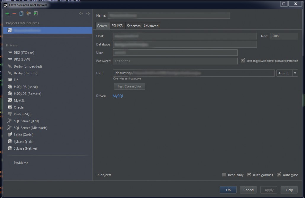 PhpStorm Database integratie